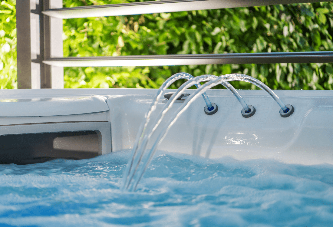 A hot tub where the chemicals used have been provided by a reliable supplier.